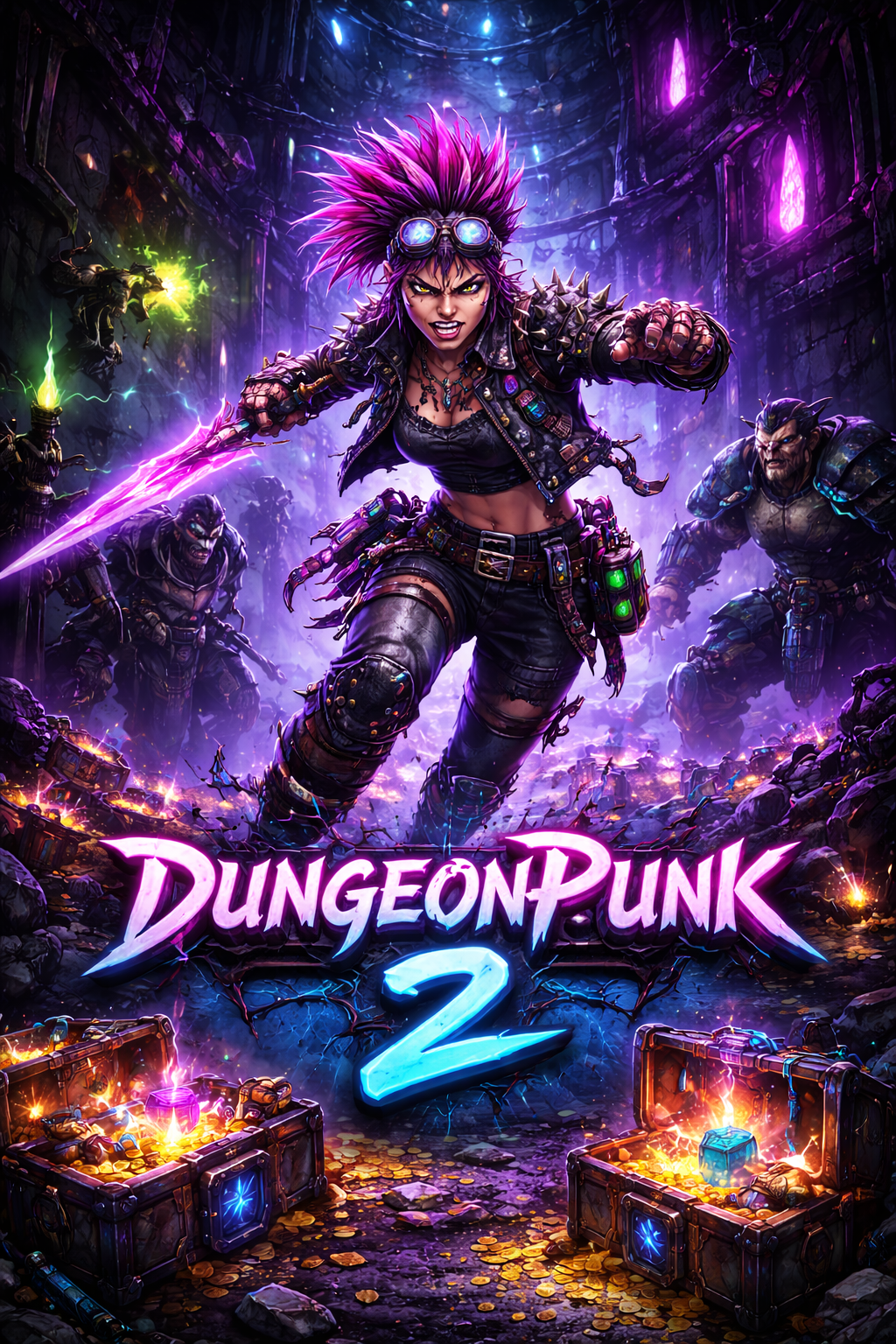 DungeonPunk2 — Procedurally Generated Dungeon Crawler